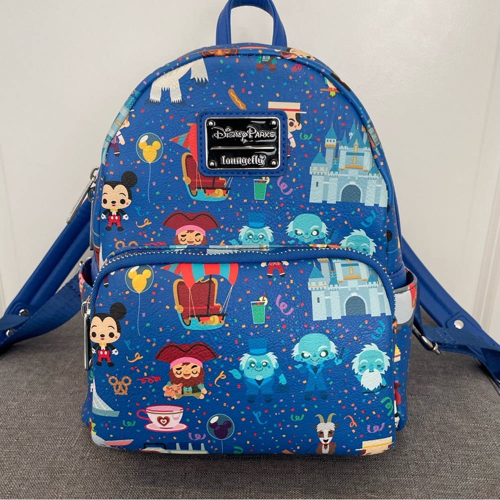 LOUNGEFLY DISNEY PARKS Characters Park Exclusive Mini Backpack